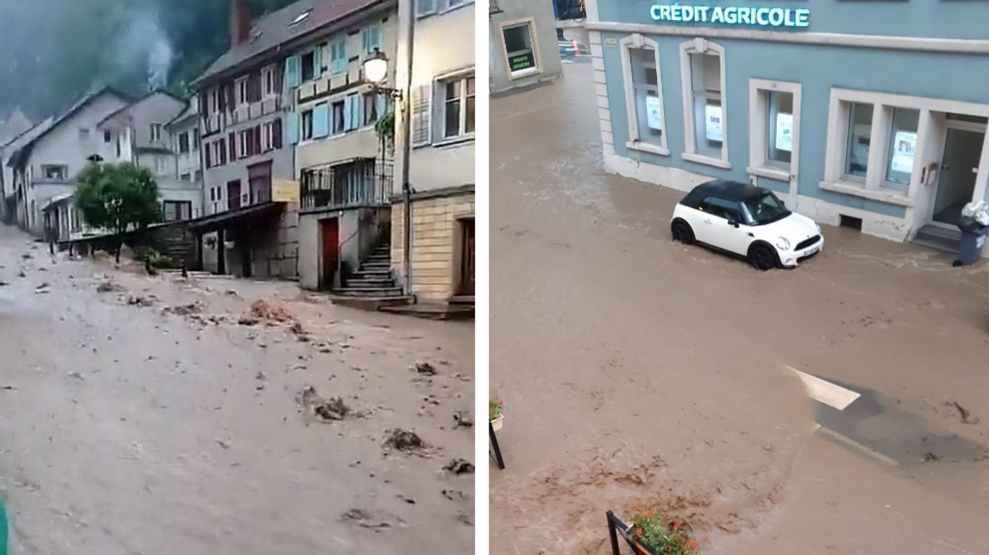 Inondations Ferrette coulée de boue juin 2021